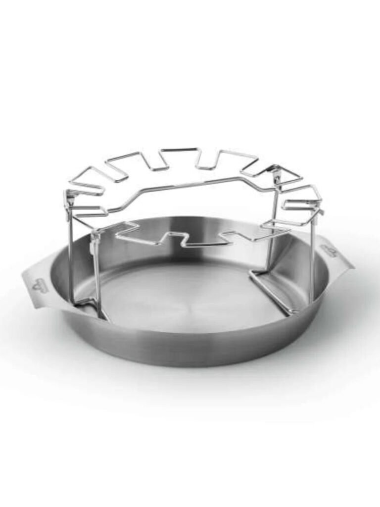 Napoleon Chicken Leg Rack (56032) | 12 Slots | Foldable Stainless Steel | Upright Cooking | Crispier Skin | For All Napoleon Grills | Chicken Wings & Legs