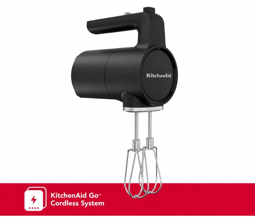 KitchenAid Go Cordless 7-Speed Hand Mixer, Black Matte (Battery Sold Separately)