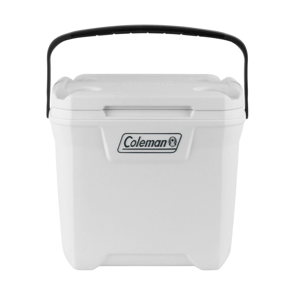 Coleman 28QT Xtreme Marine Cooler – 26.4L Ice Box, Up to 3 Days Ice, White