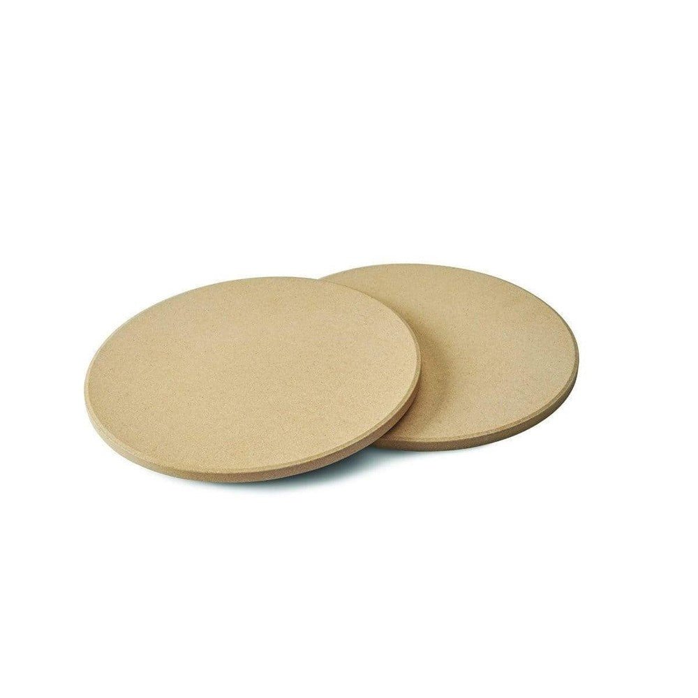 Napoleon 10-Inch Personal Pizza Stone Set (70000) | Cordierite Ceramic | Stone-Baked Crispy Base | For Napoleon Charcoal & Gas Grills | Individual Pizza