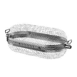 Napoleon Rotisserie Grill Basket (64000) | Stainless Steel Tumbling Basket | For Wings, Shrimp & Vegetables | Fits Napoleon & Most Spit Rods | Rotisserie Cooking