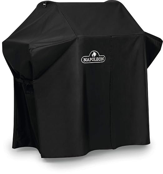 Napoleon Premium Grill Cover (61426) – Fits Rogue 425 & Freestyle 425 Gas Grills with Shelves Folded Down | Weather-Resistant BBQ Cover