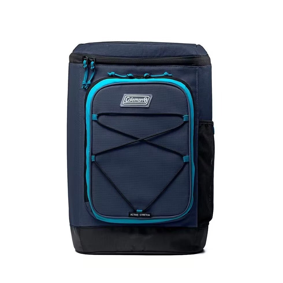 Coleman XPAND 30 Can Soft Cooler Backpack | Keeps Cold 34 Hours | Hands-Free Carry | Leak-Resistant | Expandable Pockets | For Hiking, Festivals & Beach