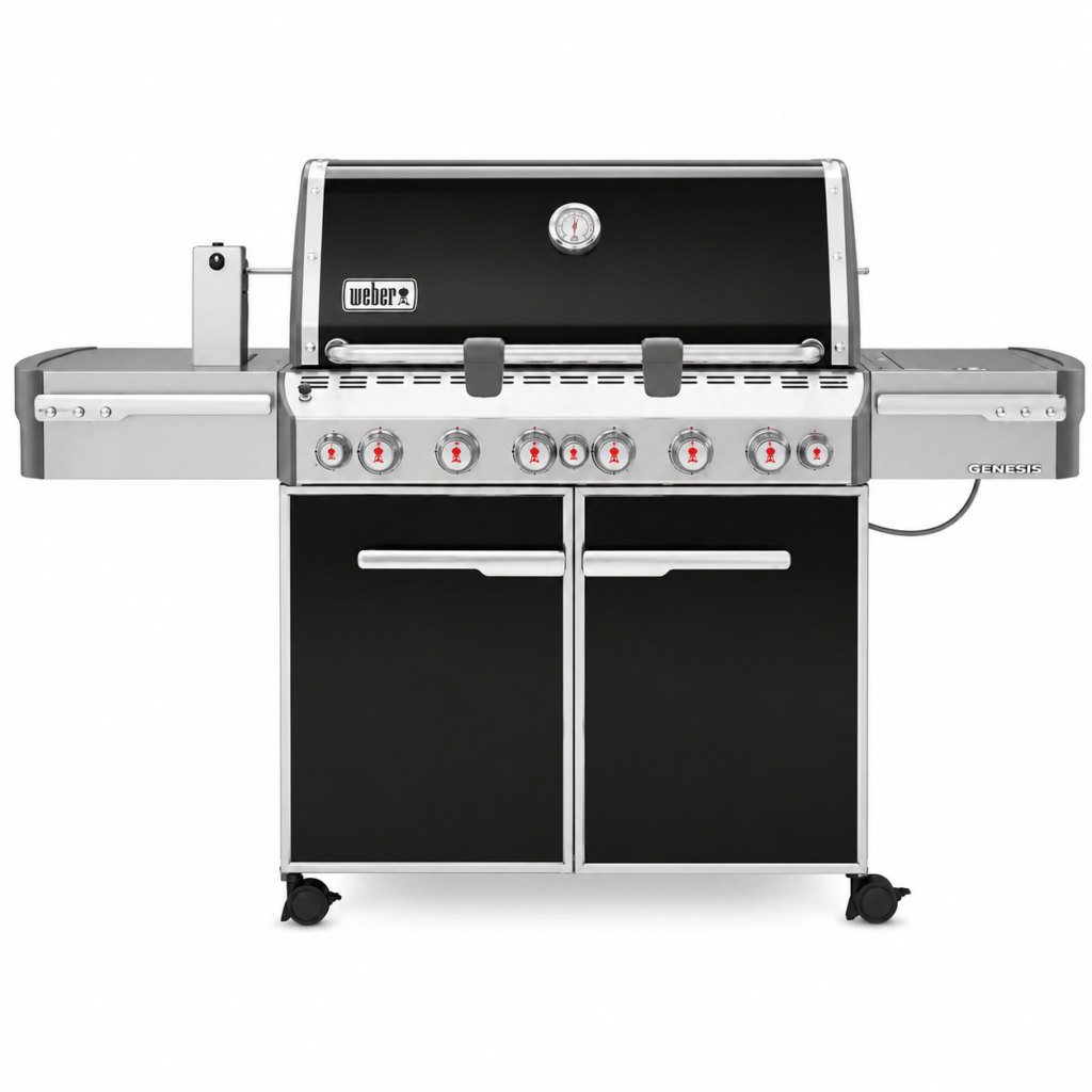 Weber Summit E-670 Gas Grill | 6 Burners | Sear Station | Rear Rotisserie | Smoker Box | Side Burner | iGrill Compatible | Premium Outdoor Kitchen | LPG