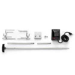 Napoleon Heavy Duty Rotisserie Kit (69912) | For Full-Size Napoleon Gas Grills | Spit Rod, Forks & Motor | Whole Chicken, Lamb & Pork | Self-Basting Rotation