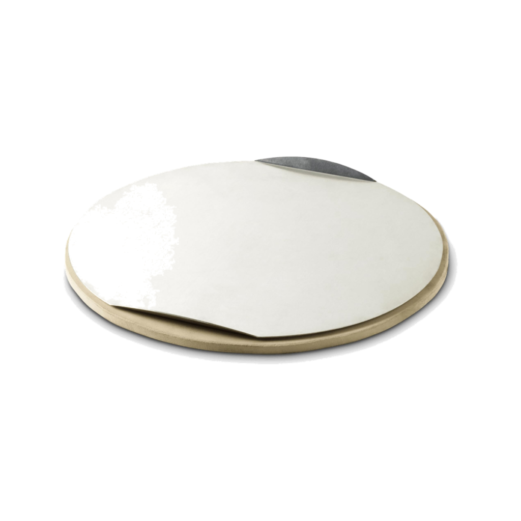 Weber Pizza Stone 26 cm – Cordierite, with Carry Tray, for Portable Grills