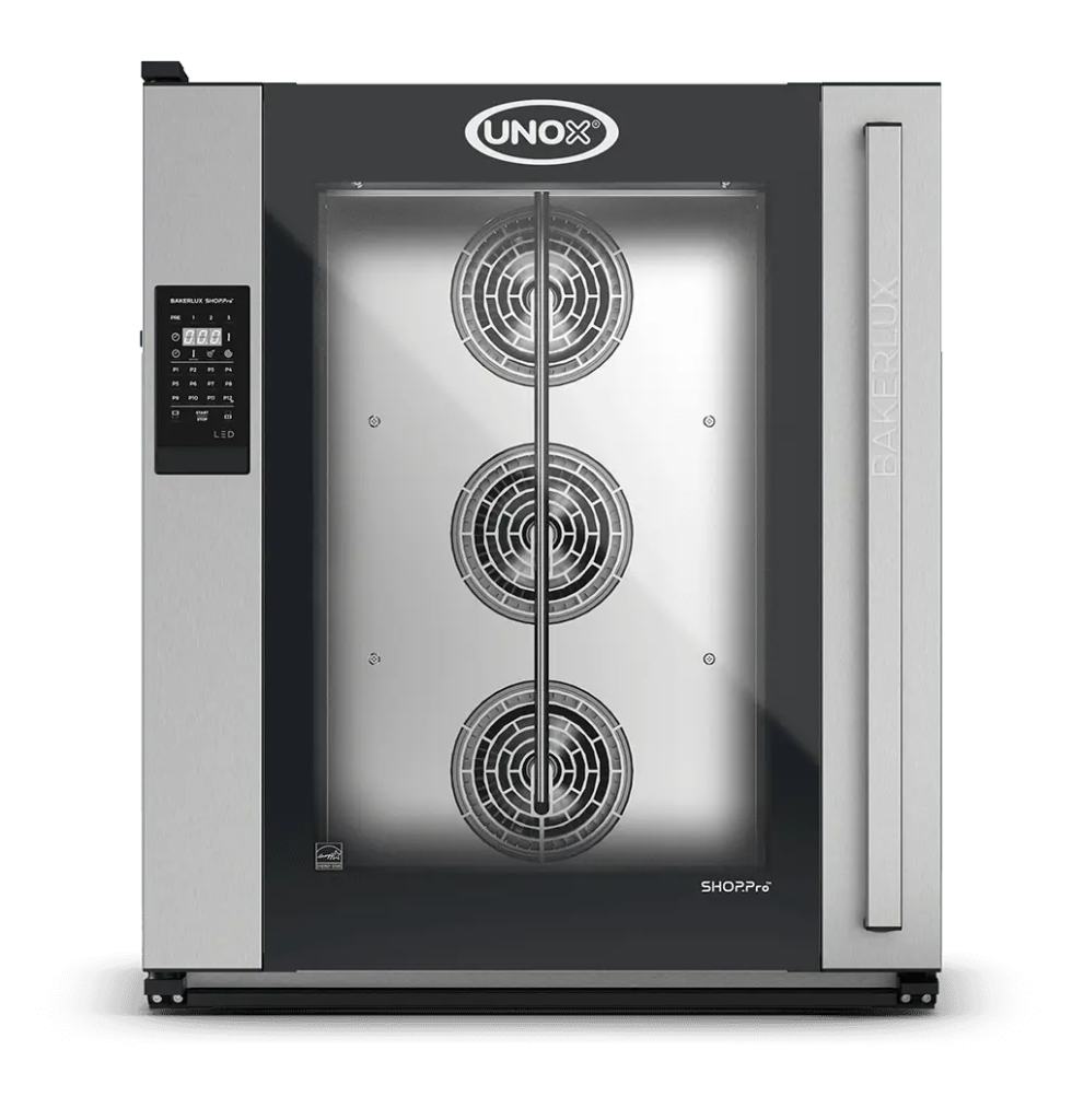 UNOX BAKERLUX SHOP.Pro LED Camilla.Matic XEFR-10EU-ELRV Commercial Convection Oven | 10 Tray 600×400 | Humidity Control | Right Door | AIR.Plus, DRY.Plus & STEAM.Plus | Professional Bakery, Café & Restaurant Oven