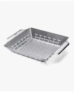 Weber Deluxe Grilling Basket Large – for Q 300/3000, Larger Gas Grills & Most Charcoal Grills