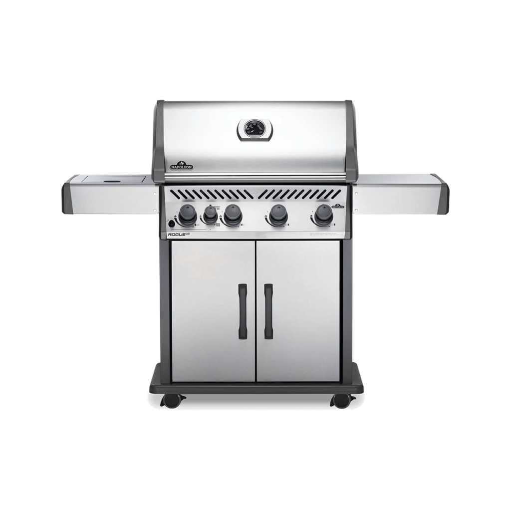 Napoleon Rogue XT 525 Gas Grill | RXT525SIBPSS | 4 Burners | 57,000 BTU | 805 sq in | Infrared Sizzle Zone | Stainless Steel | WAVE Grids | LPG