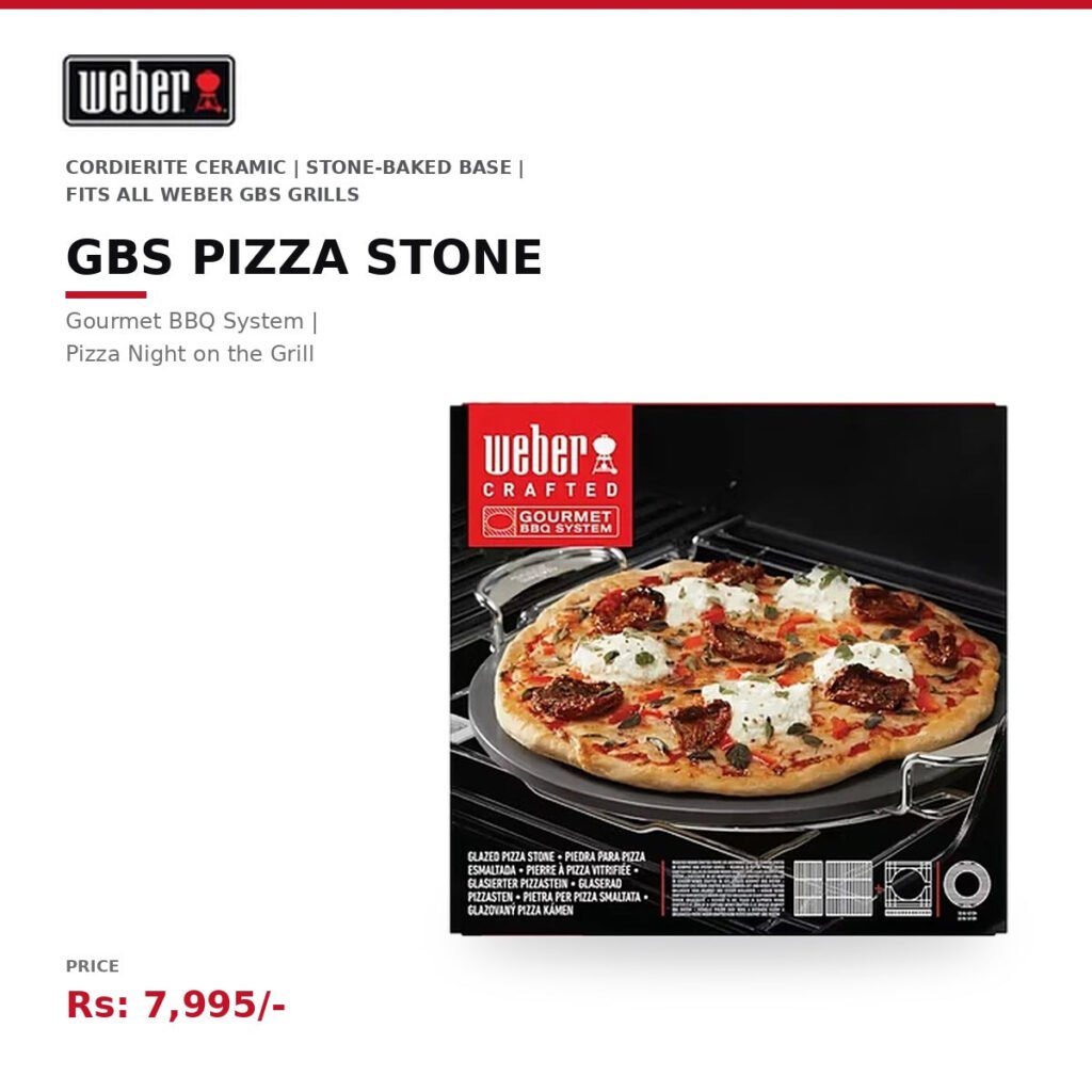 Weber Gourmet BBQ System (GBS) Glazed Pizza Stone